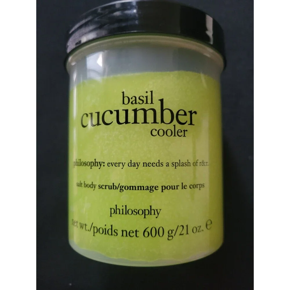 Basil Cucumber Cooler Body Scrub 21oz PLUS Free Renewed Hope